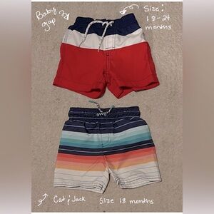 Baby boy swim shorts 18 months